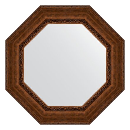 Зеркало в багетной раме Evoform состаренная бронза с орнаментом 120 мм 77x77 см во Владивостоке 
