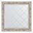 Зеркало с гравировкой в багетной раме Evoform римское серебро 88 мм 86x86 см во Владивостоке 