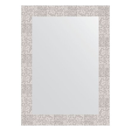 Зеркало в багетной раме Evoform соты алюминий 70 мм 56х76 см во Владивостоке 