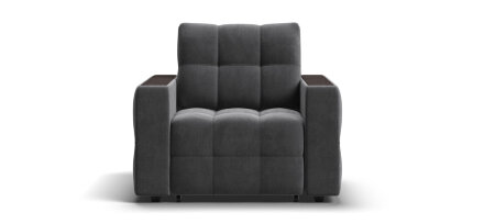 Кресло-кровать Dandy 2.0 велюр Monolit серый во Владивостоке 