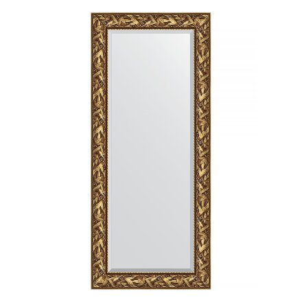 Зеркало с фацетом в багетной раме Evoform византия золото 99 мм 69х159 см во Владивостоке 