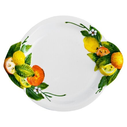 Тарелка обеденная Edelweiss Лимоны и апельсины, 30 см во Владивостоке 