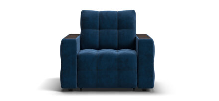 Кресло-кровать Dandy 2.0 велюр Monolit синий во Владивостоке 