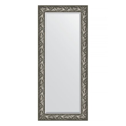 Зеркало с фацетом в багетной раме Evoform византия серебро 99 мм 69х159 см во Владивостоке 