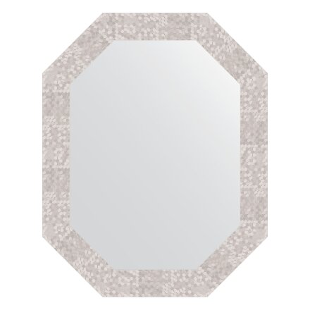 Зеркало в багетной раме Evoform соты алюминий 70 мм 57x72 см во Владивостоке 