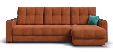 Угловой диван BOSS 3.0 Classic XL велюр Alkantara оранж во Владивостоке 