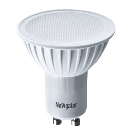 Лампа светодиодная Navigator PAR16 5Вт цоколь GU10 (теплый свет) во Владивостоке 