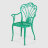 Кресло Lofa Peancook 50х56х55 см зеленое с подушкой во Владивостоке 