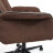 Кресло ТС 64х47х132 см флок коричневый во Владивостоке 