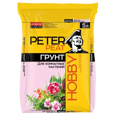 Грунт Peter Peat Для комнатных растений Хобби 10л во Владивостоке 