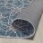 Коврик Silverstone Carpetс  бежево-голубым принтом 80х150 см во Владивостоке 