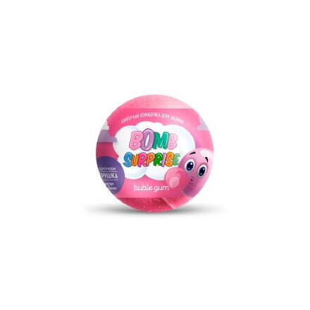 Бомбочка для ванны Bomb surprise с игрушкой bubble gum 115г во Владивостоке 