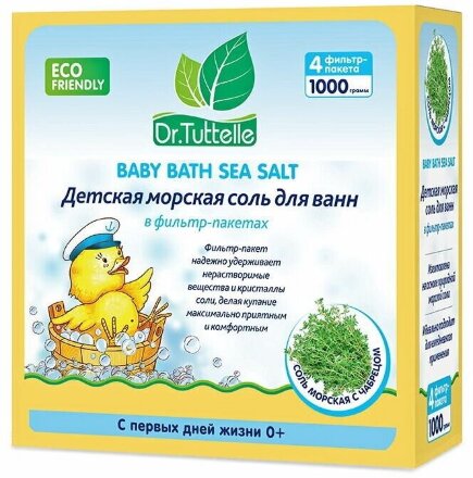 Детская соль для ванн Dr.Tuttelle с чабрецом 1000 г во Владивостоке 