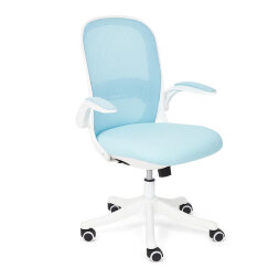 Кресло ТС 57х47х106 см ткань голубой