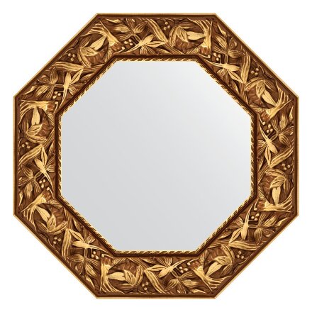 Зеркало в багетной раме Evoform византия золото 99 мм 58,8х58,8 см во Владивостоке 