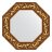 Зеркало в багетной раме Evoform византия золото 99 мм 58,8х58,8 см во Владивостоке 