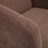 Кресло ТС 61х39х98 см флок хром коричневый во Владивостоке 