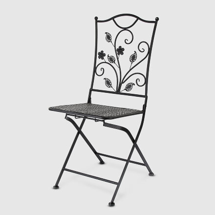 Декоративный стул для сада Ningde Qinyuan чёрный 50х38х94 см во Владивостоке 