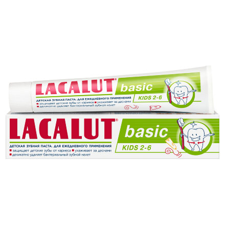 Зубная паста  Lacalut basic kids 2-6 лет 60 г во Владивостоке 