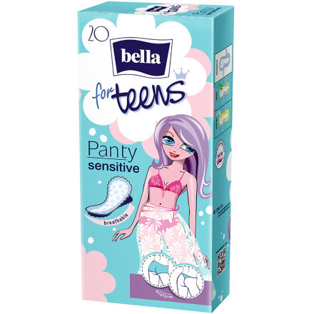 Прокладки Bella Panty For Teens Sensitive 20 шт во Владивостоке 