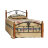 Кровать металлическая TC 83,5х95х210 см во Владивостоке 