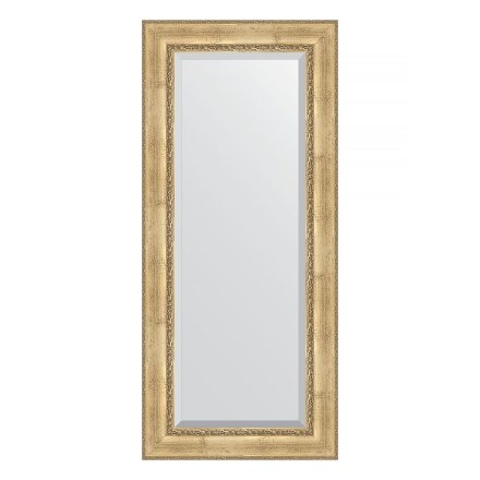 Зеркало с фацетом в багетной раме Evoform состаренное серебро с орнаментом 120 мм 72х162 см во Владивостоке 