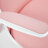 Кресло ТС 57х47х106 см ткань розовый во Владивостоке 