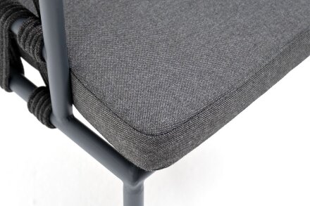 Плетеный стул из роупа Диего темно-серый во Владивостоке 