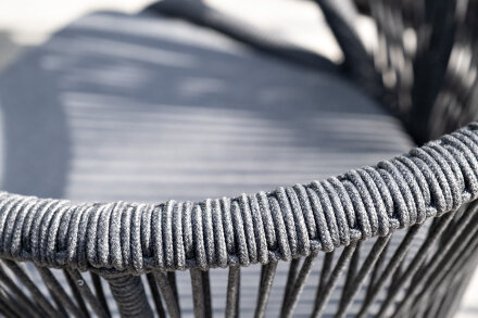 Плетеный стул из роупа Милан темно-серый во Владивостоке 