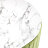 Консоль Glasar зелёная с белым мрамором 120х42х76 см во Владивостоке 