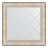 Зеркало с гравировкой в багетной раме Evoform виньетка серебро 109 мм 90x90 см во Владивостоке 