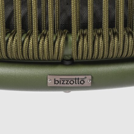 Кресло Bizzotto Aloha зелёное с подушками 66х84х98 см во Владивостоке 