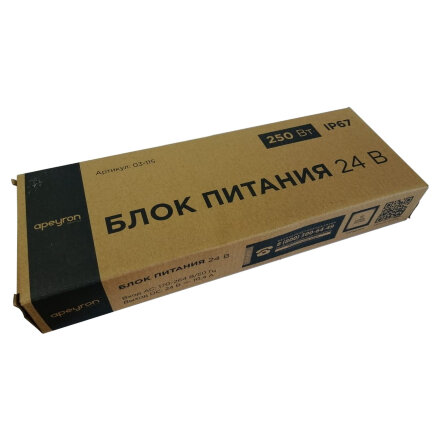Блок питания Apeyron 03-115 24В 10.4А IP67 импульсный во Владивостоке 