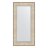 Зеркало с фацетом в багетной раме Evoform виньетка серебро 109 мм 60х120 см во Владивостоке 
