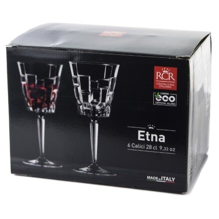 Набор бокалов для красного вина RCR Etna люксион 280 мл 6 шт во Владивостоке 