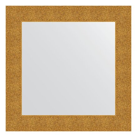 Зеркало в багетной раме Evoform чеканка золотая 90 мм 70х70 см во Владивостоке 
