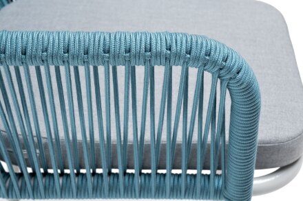 Плетеный стул Лион из роупа бирюзовый во Владивостоке 