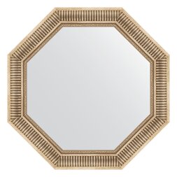 Зеркало в багетной раме Evoform серебряный акведук 93 мм  77,8х77,8 см