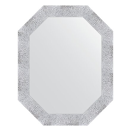 Зеркало в багетной раме Evoform чеканка белая 70 мм 57x72 см во Владивостоке 