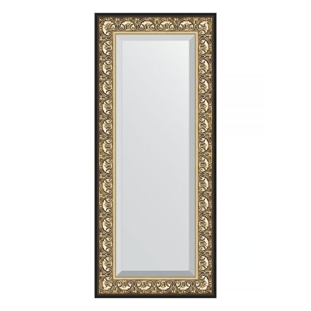 Зеркало с фацетом в багетной раме Evoform барокко золото 106 мм 60х140 см во Владивостоке 