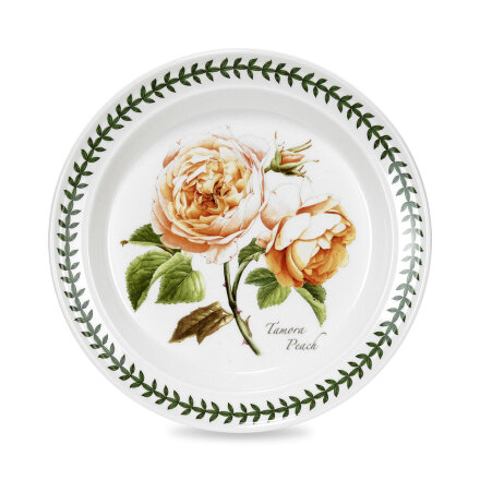 Тарелка обеденная Portmeirion Ботанический сад розы тамора, персиковая роза 25 см во Владивостоке 