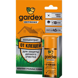 Средство Gardex Extreme концентрат для защиты дачного участка от клещей