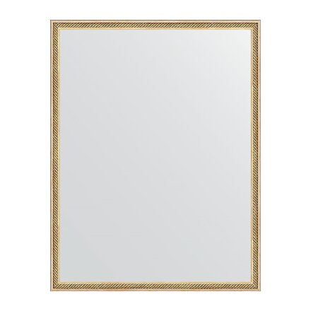 Зеркало в багетной раме Evoform витое золото 28 мм 68х88 см во Владивостоке 