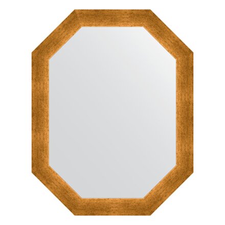 Зеркало в багетной раме Evoform травленое золото 59 мм 55x70 см во Владивостоке 