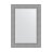 Зеркало с фацетом в багетной раме Evoform серебряная кольчуга 88 мм 67x97 см во Владивостоке 