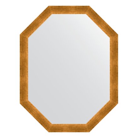 Зеркало в багетной раме Evoform травленое золото 59 мм 70x90 см во Владивостоке 