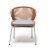 Плетеный стул Милан из роупа оранжевый во Владивостоке 