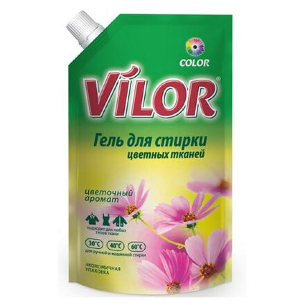 Гель Vilor Color для стирки для цветных тканей 1 л во Владивостоке 