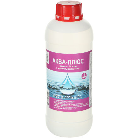 Средство для повышения pH воды Русхимбасс Аква-плюс, 1 л во Владивостоке 