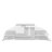 Комплект постельного белья Togas Эдем белый с серым Евро во Владивостоке 